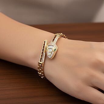 https://tjcuk.sirv.com/Products/82/8/8282258/Multi-Color-Cubic-Zirconia-Serpentine-Bracelet-Size-7-5-in-Yellow-Gold_8282258_2.jpg?w=342&h=342