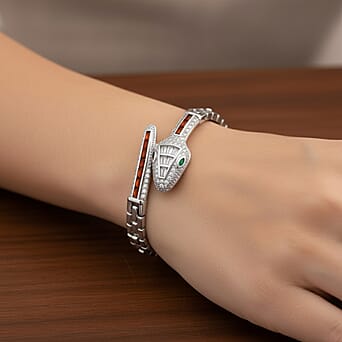 https://tjcuk.sirv.com/Products/82/8/8282375/Multi-Color-Cubic-Zirconia-Serpentine-Bracelet-Size-7-5-in-Silver-Tone_8282375_2.jpg?w=342&h=342