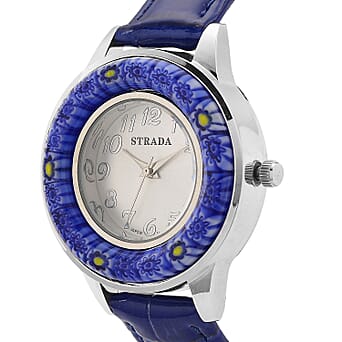 https://tjcuk.sirv.com/Products/82/8/8282710/Strada-Blue-Color-Murano-Glass-Watch-Pure-Natural-Leather-Standard-3-0_8282710_2.jpg?w=342&h=342