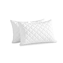 Livmore Pack of 2 Hotel Quality Quilted Pillows - White
