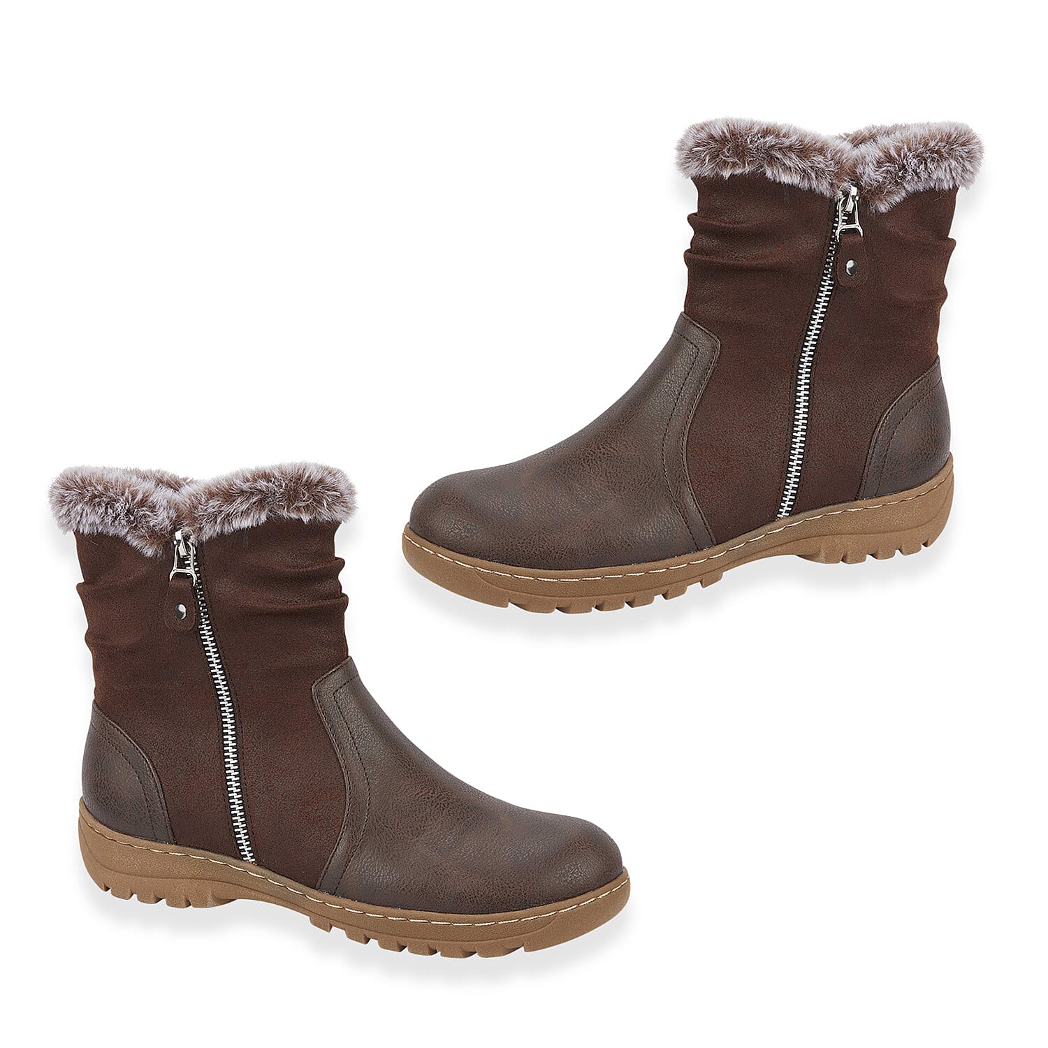 Emma Hazel Winter Boot With Faux Fur Trim