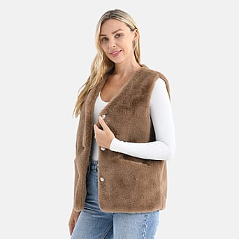 https://tjcuk.sirv.com/Products/82/8/8283434/Maisi-Faux-Fur-Half-Sleeve-Luxe-Gilet-Size-S-M-Brown_8283434_2.jpg?w=342&h=342