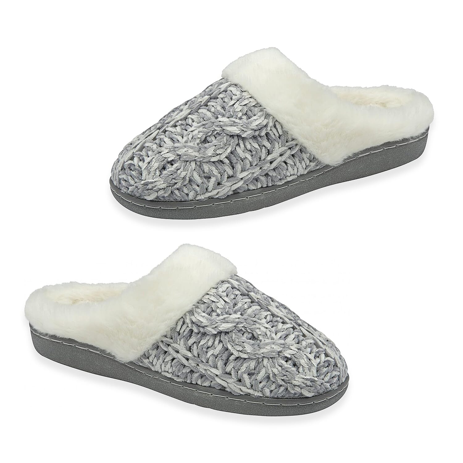 Dunlop Maeve Knitted Mule Slipper 