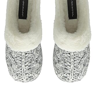 https://tjcuk.sirv.com/Products/82/8/8283460/Dunlop-Maeve-Knitted-Mule-Slipper-Size-4-Grey_8283460_2.jpg?w=342&h=342