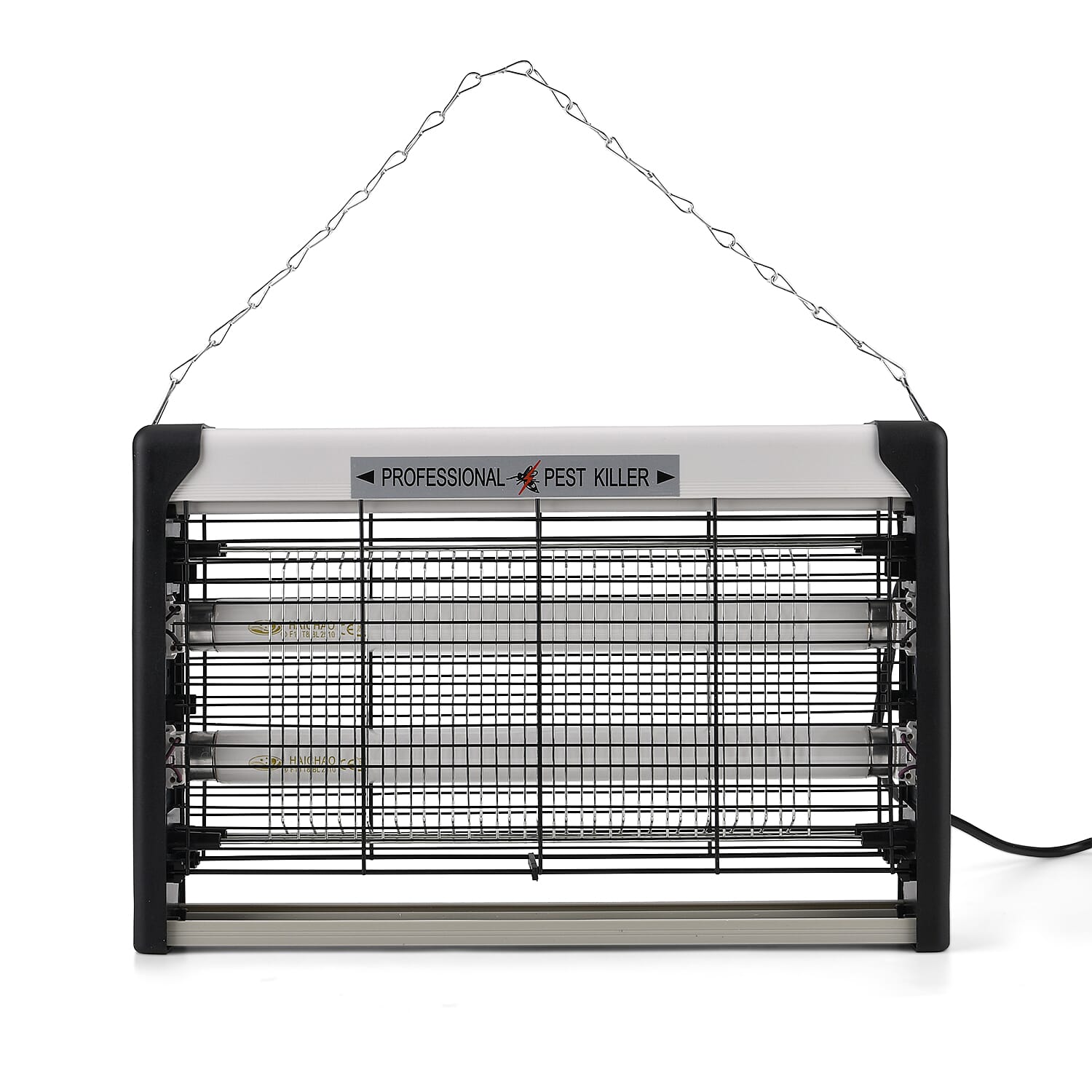 ONE TO OWN - Professional Quality Electric Bug Zapper- 20W, Dual UV Tube, High Voltage 1500V Grid -   30m2 Coverage (25x37.5x6cm)