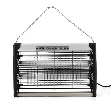 ONE TO OWN - Professional Quality Electric Bug Zapper- 20W, Dual UV Tube, High Voltage 1500V Grid -   30m2 Coverage (25x37.5x6cm)