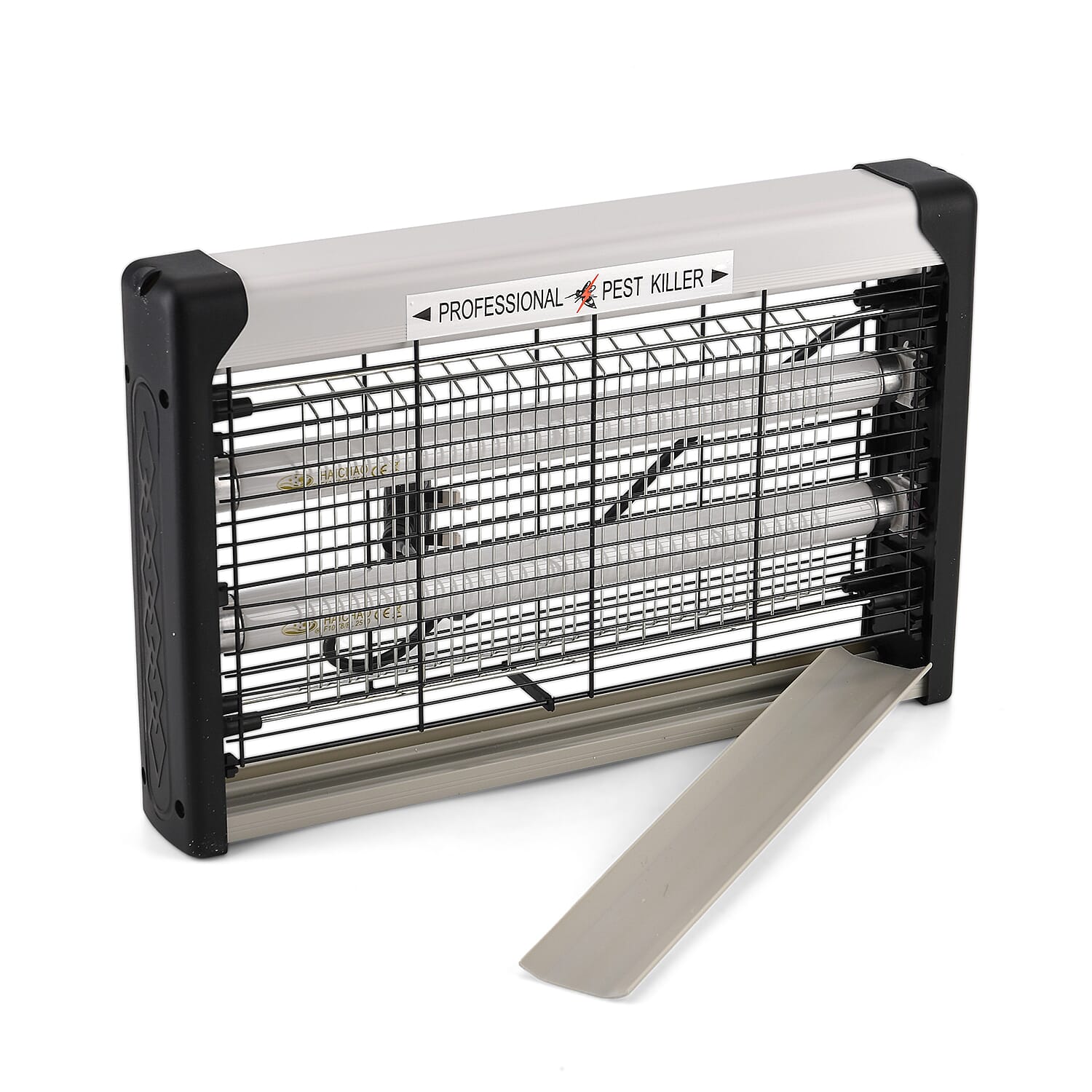 ONE TO OWN - Professional Quality Electric Bug Zapper- 20W, Dual UV Tube, High Voltage 1500V Grid -   30m2 Coverage (25x37.5x6cm)
