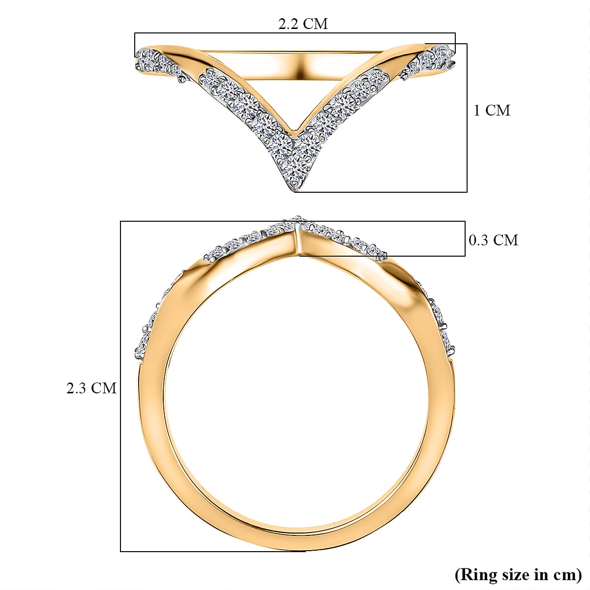 Luxuriant Lab Grown Diamond Half Eternity Band Ring