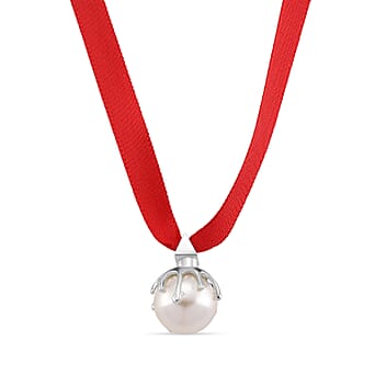 https://tjcuk.sirv.com/Products/82/8/8283777/White-Shell-Pearl-Pendant-with-Red-Ribbon-in-Rhodium-Overlay-13-50-Ct_8283777.jpg?w=342&h=342