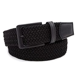 Mens Elastic Casual Weave Belt
