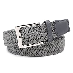 Mens Elastic Casual Weave Belt