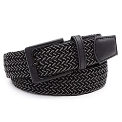 Mens Elastic Casual Weave Belt