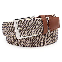 Mens Elastic Casual Weave Belt