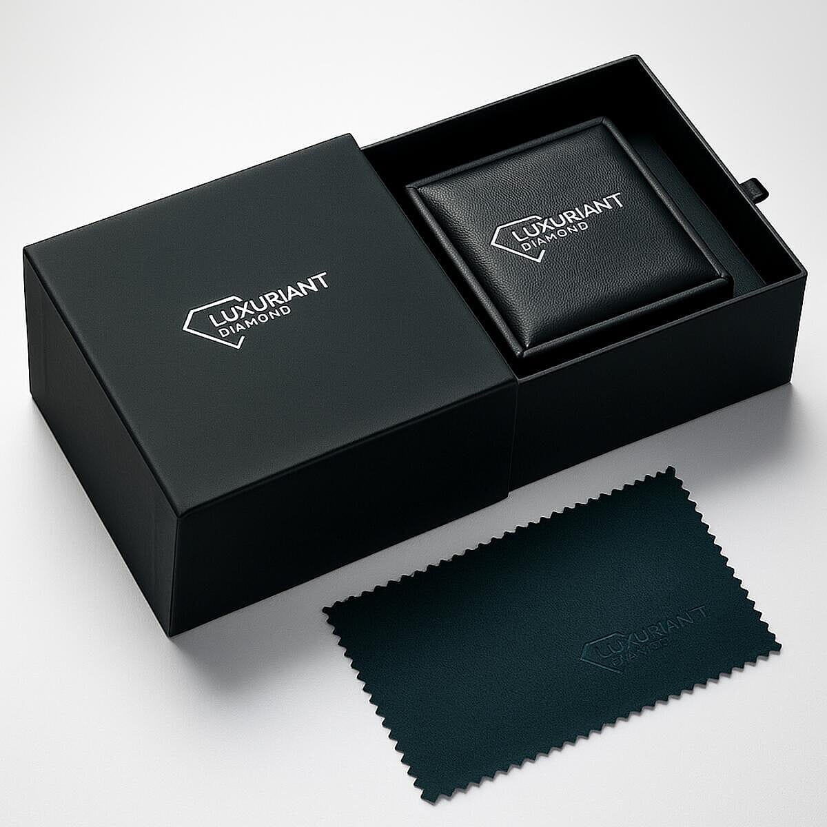 LUXURIANT 1 Ct. Lab Grown Diamond Solitaire Ring in Sterling Silver