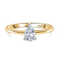 LUXURIANT 1 Ct. Lab Grown Diamond Solitaire Ring in Sterling Silver (SI-G/H)