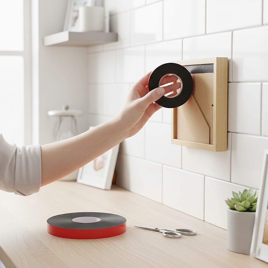 DOD- Gauder Double-Sided Acrylic Mounting Tape (10m x Pack of 2) - Red