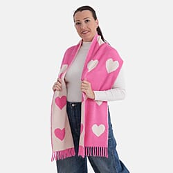 Styled By Acrylic Patterned Scarf (Size - One Size) - Grey - White