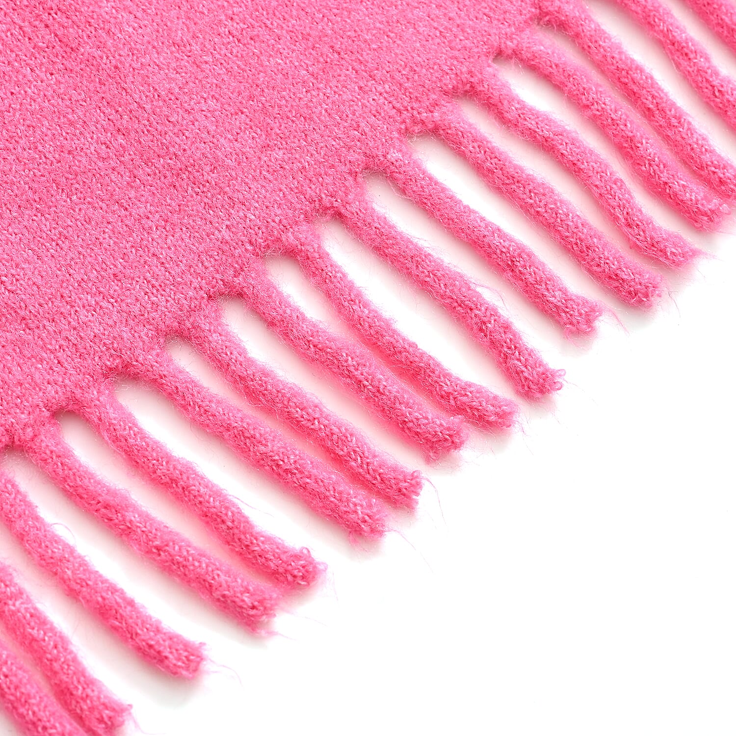 Styled By Acrylic Patterned Scarf (Size - One Size) - Red - White