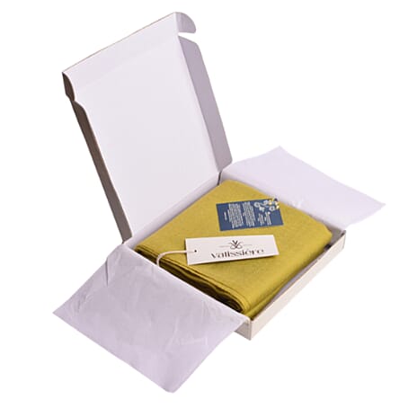 Valissiere 100% Cashmere Wool Scarf (Size 195 X 70 Cm) - Sage