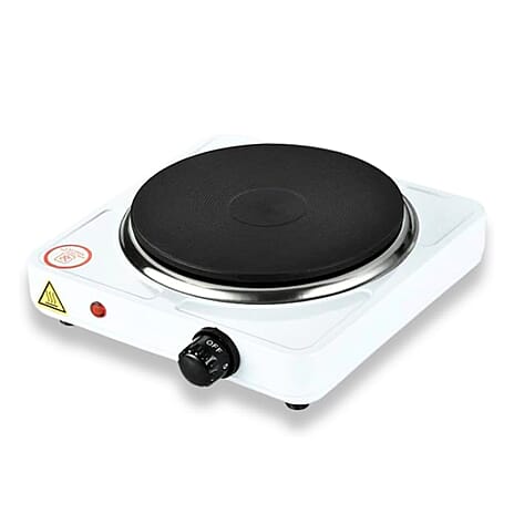 Maya Range 1000W Single Hot Plate - White