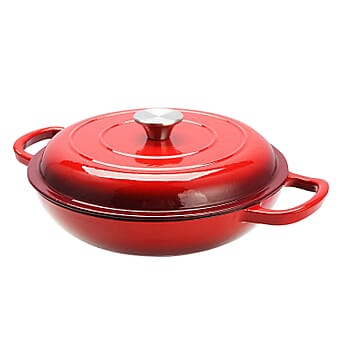 https://tjcuk.sirv.com/Products/82/8/8285180/Sunnex-2-1L-Shallow-Cast-Iron-Casserole-Pan-with-lid-Red_8285180.jpg?w=342&h=342