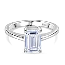 Luxuriant 950 Platinum IGI Certified Lab Grown Diamond (VS-EF) Ring 2.05 Ct, Platinum Wt. 4.84 Gms.