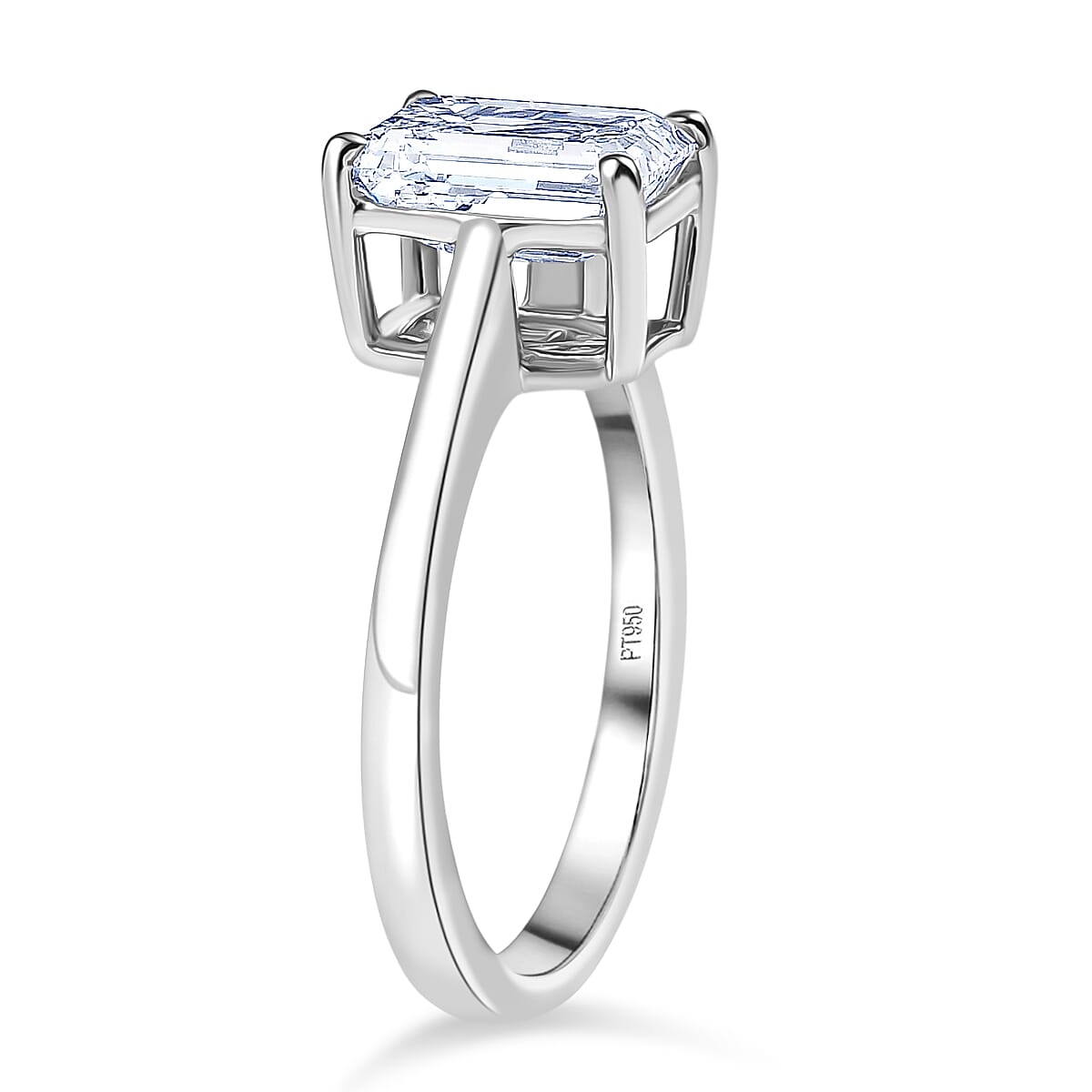 LUXURIANT 2 Carat Lab Grown Diamond Solitaire Ring in 950 Platinum
