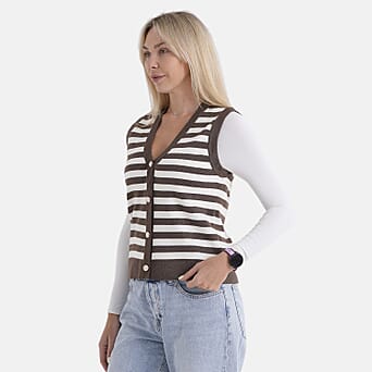 https://tjcuk.sirv.com/Products/82/8/8285302/Maisi-Acrylic-Stripe-Vest-Waistcoat-Size-Small-Coffee-White_8285302_2.jpg?w=342&h=342