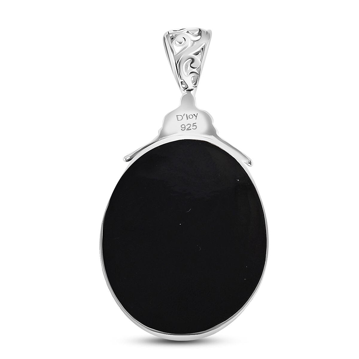 Abalone Shell Pendant Sterling Silver, Silver Wt. 4.34 Gms.