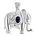 Bali Legacy African Amethyst Elephant Pendant Sterling Silver, Silver Wt. 6.27 Gms.
