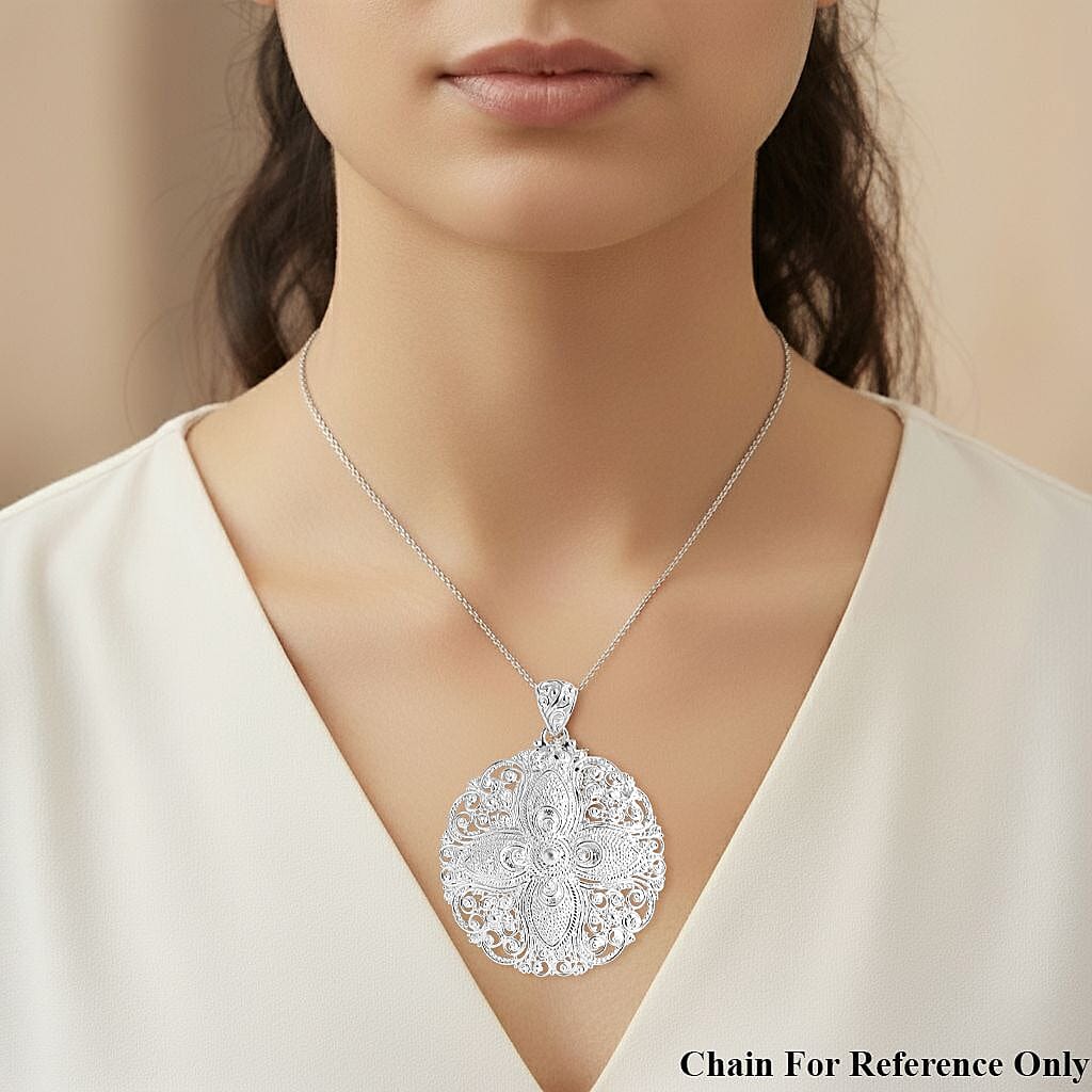 D'Joy Sterling Silver Pendant, Silver Wt. 11.69 Gms.