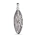 Abalone Shell Pendant Sterling Silver, Silver Wt. 3.99 Gms.