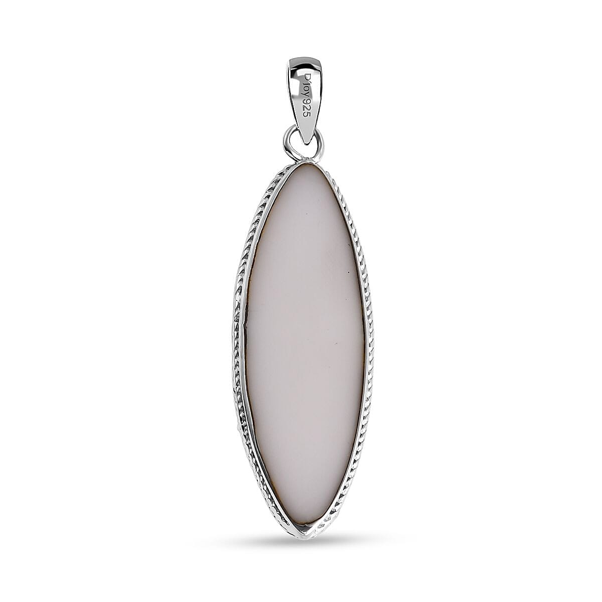 Mother Of Pearl Pendant Sterling Silver, Silver Wt. 4.00 Gms.