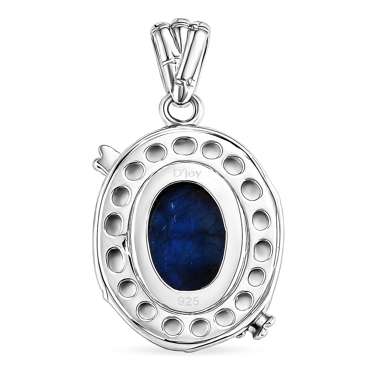 Royal Bali Collection - D'Joy Labradorite Sterling Silver Solitaire Pendant 13.00 Ct.