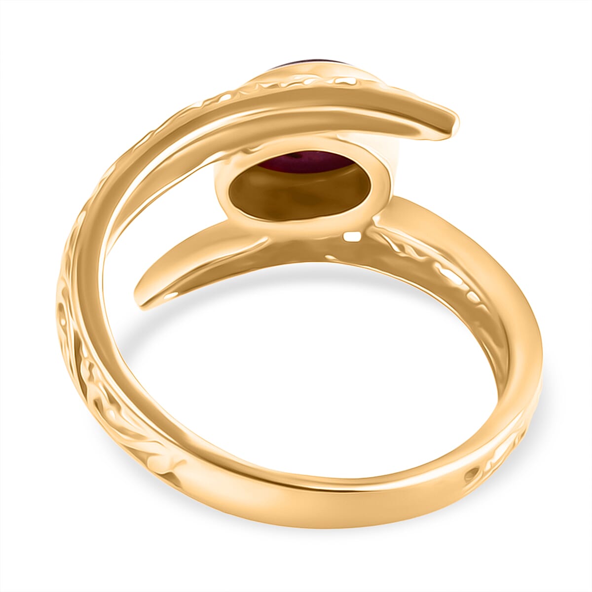 African Ruby Ring Sterling Silver  1.220  Ct.