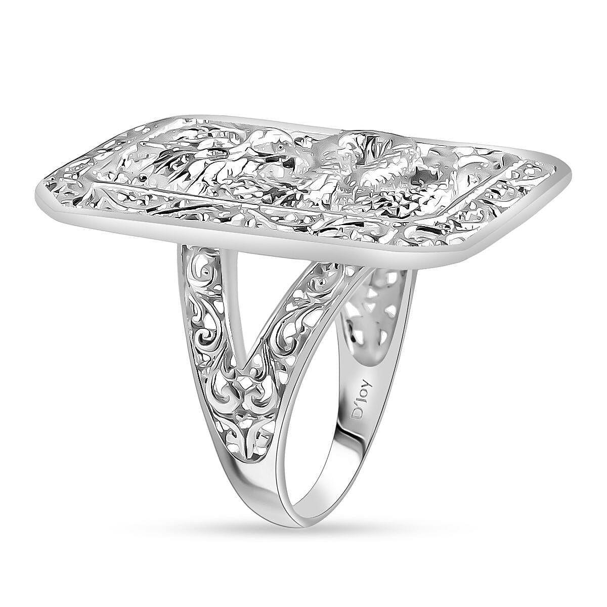 Royal Bali Collection - Sterling Silver Dragon Ring
