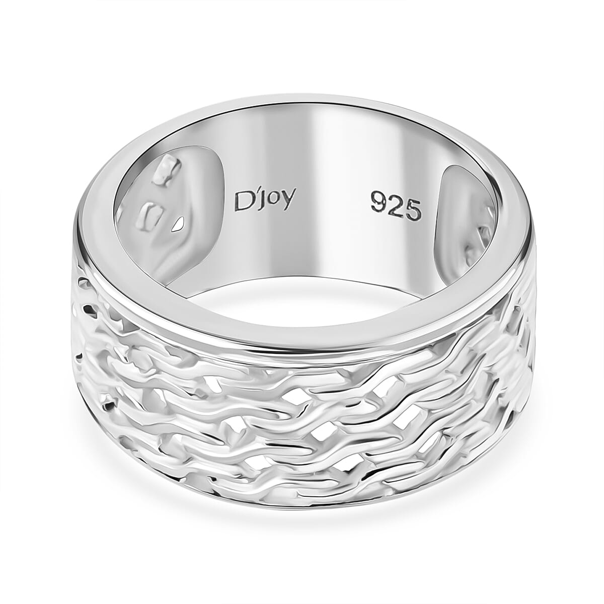 D'Joy Sterling Silver Fancy Ring, Silver Wt.10.43 Gms