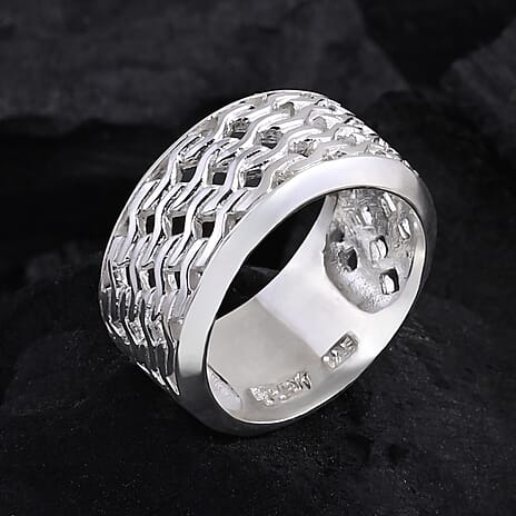 Royal Bali Collection - D'Joy Sterling Silver Band Ring, Silver Wt. 7.90 Gms.
