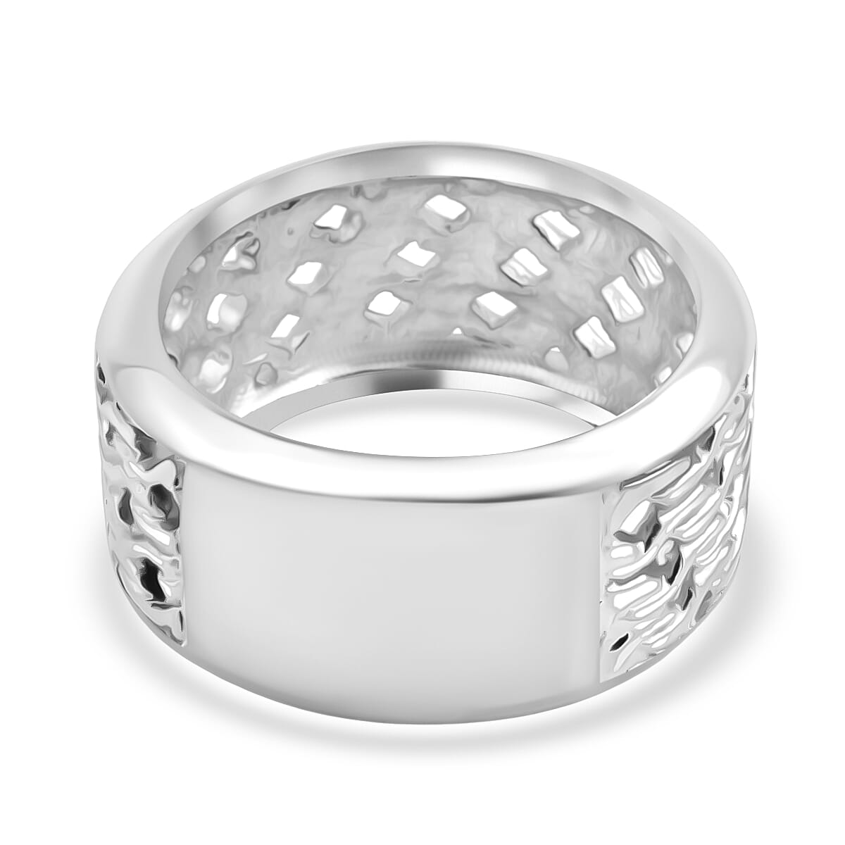 D'Joy Sterling Silver Fancy Ring, Silver Wt.10.43 Gms
