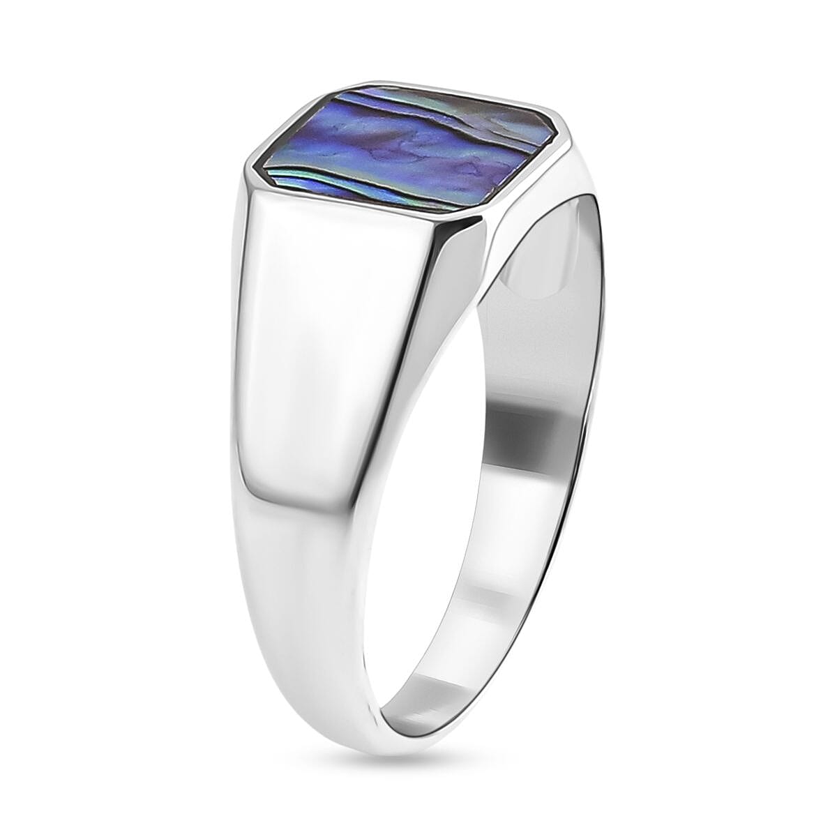 Bali Legacy Abalone Shell Ring Sterling Silver, Silver Wt. 5.13 Gms.