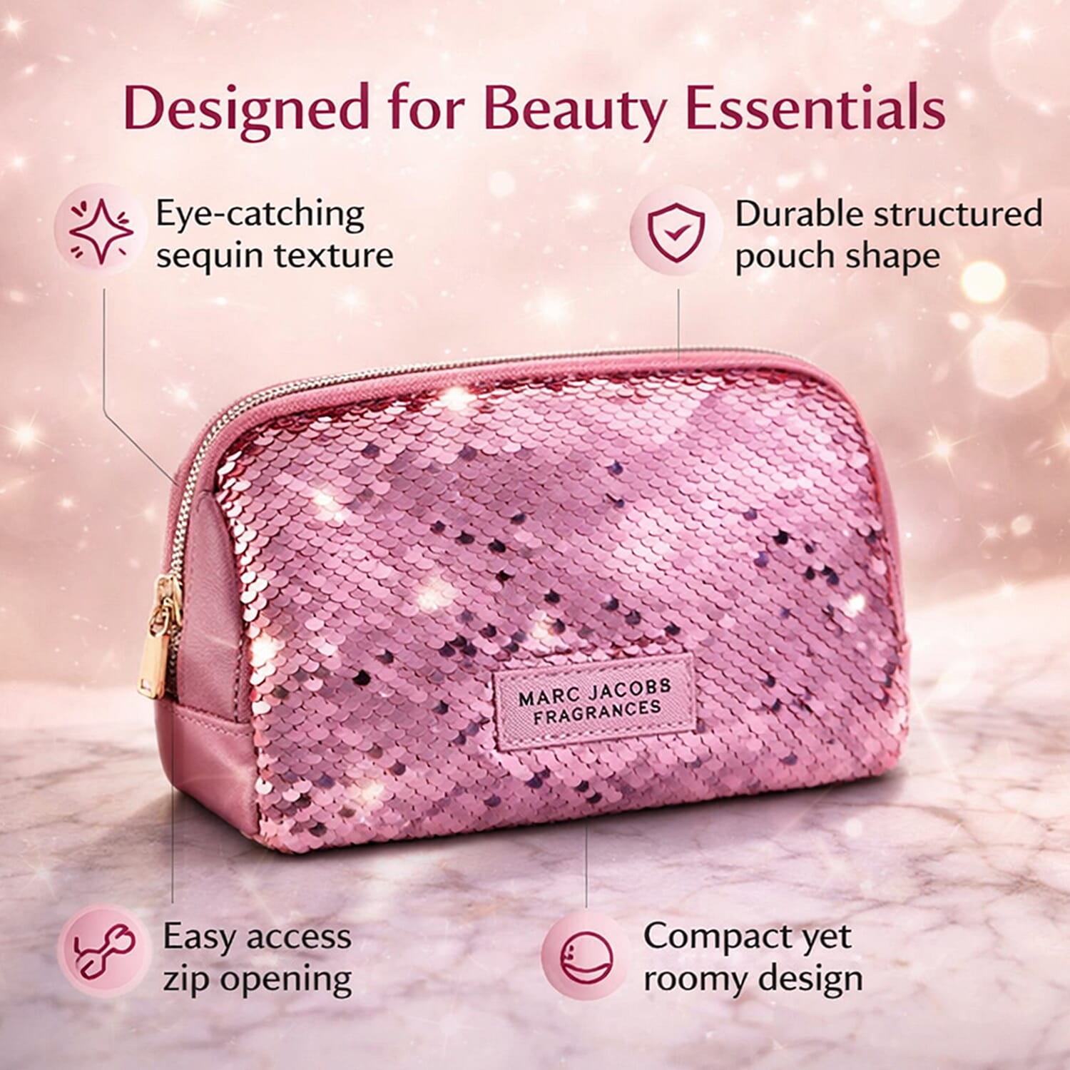 Marc Jacobs Sparkling Female Pouch