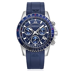 Men's Christophe Duchamp Velocitie V2 Blue Chronograph Swiss Watch