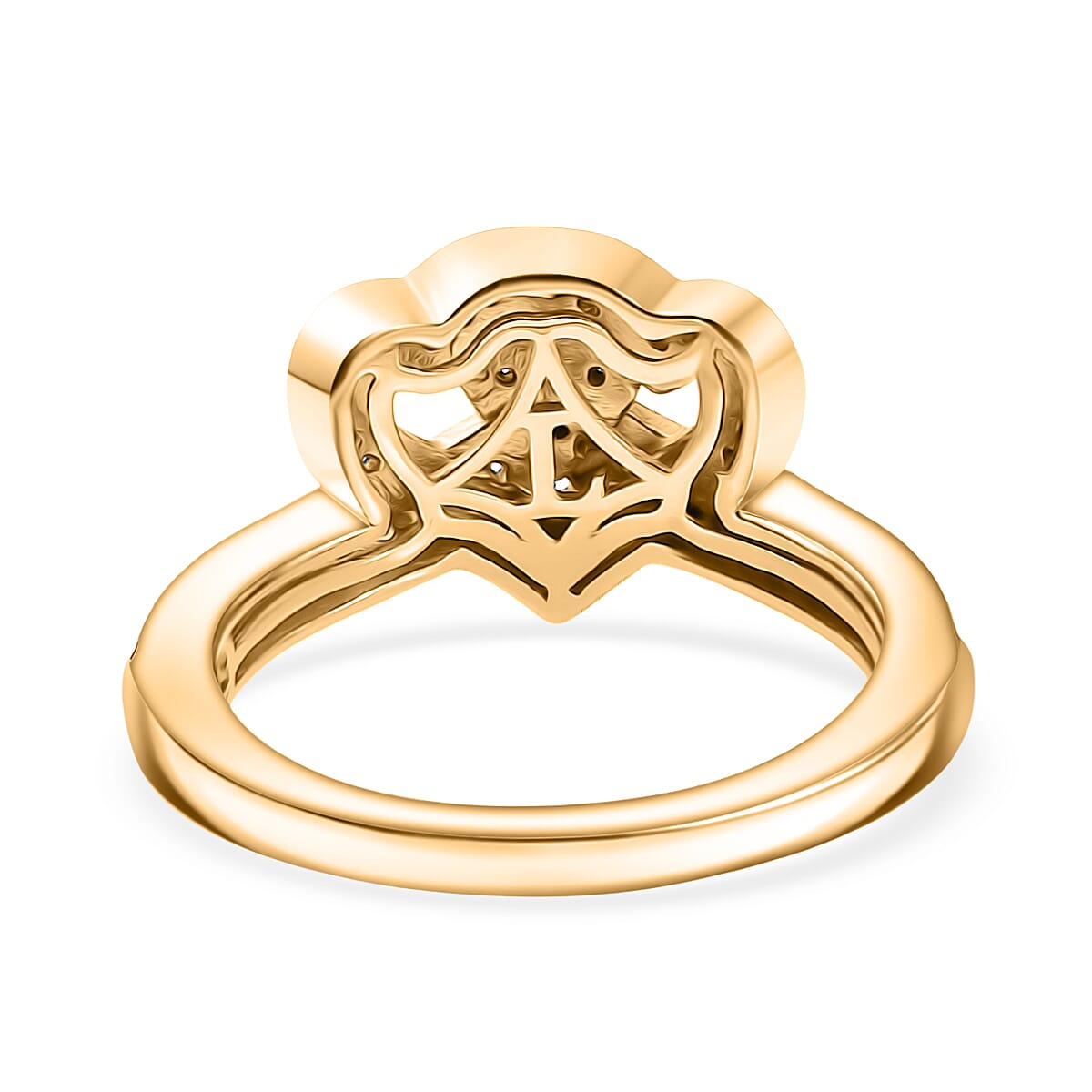 LUXURIANT 0.33 Ct. Lab Grown Diamond Intertwined Hearts Ring