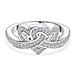 LUXURIANT 0.33 Ct. Lab Grown Diamond Intertwined Hearts Ring
