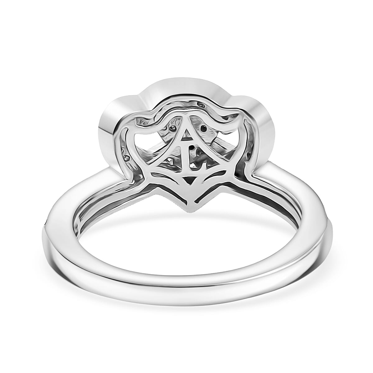 LUXURIANT 0.33 Ct. Lab Grown Diamond Intertwined Hearts Ring