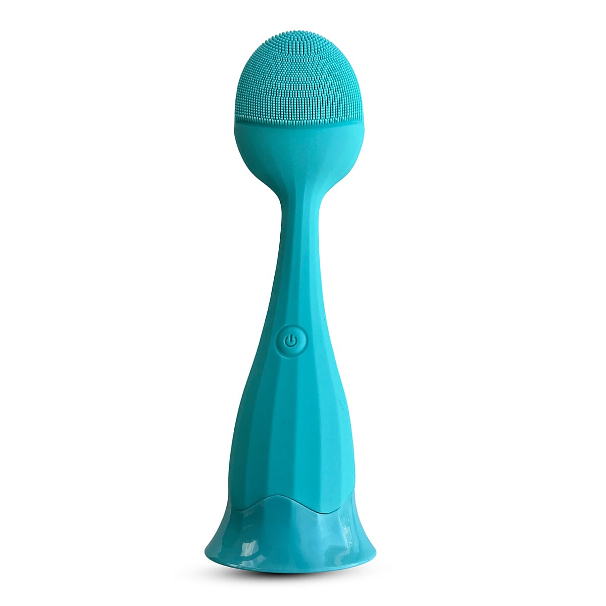 Blushly Vibrating Silicone Cleansing Tool with Heat Treatment - Turquoise
