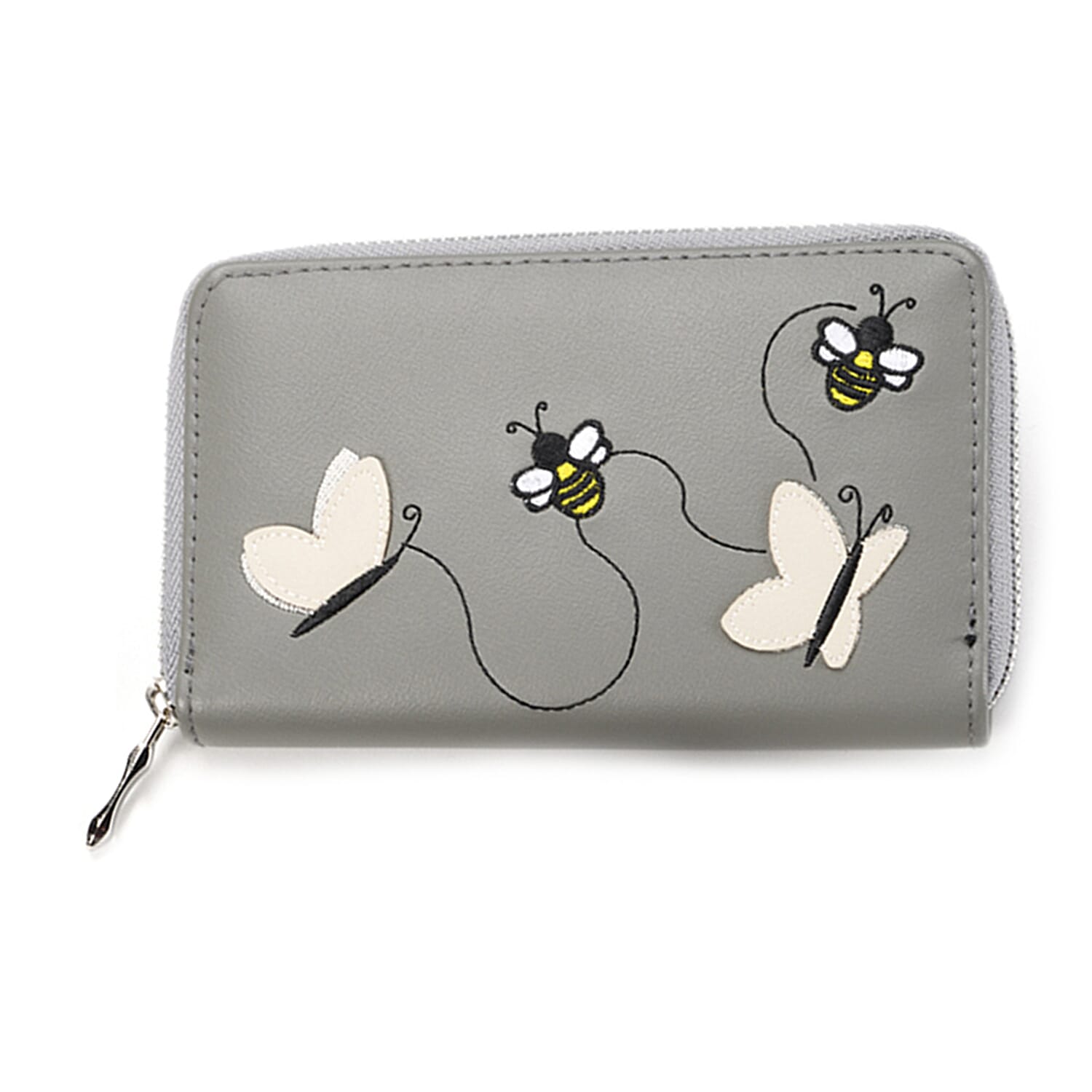 IW Special Faux Leather Wallet - Grey