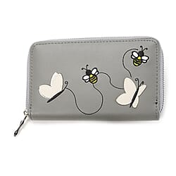 IW Special Faux Leather Wallet - Grey