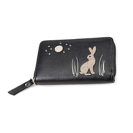 IW Special Faux Leather Wallet - Black