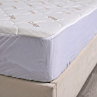 https://tjcuk.sirv.com/Products/82/8/8286460/LIVMORE-Patterned-Mattress-Pad-Size-90x1-cm-White-Copper_8286460_1.jpg?w=342&h=342
